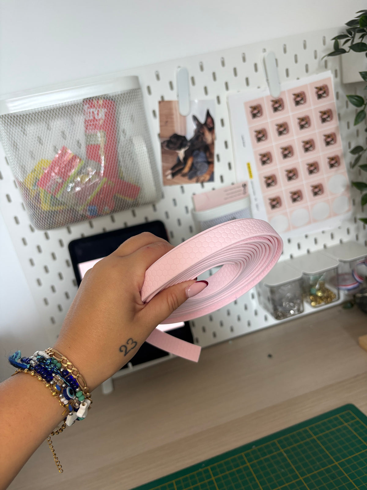 Longe HEXA 4m 16 mm Rose clair